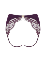 Coco de Mer Lunaria High Waisted Open Knicker