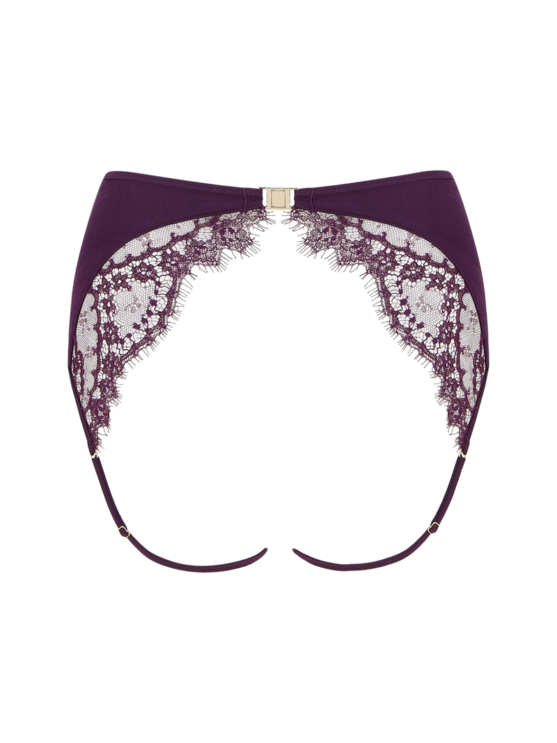 Coco de Mer Lunaria High Waisted Open Knicker