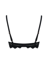 Muse by Coco de Mer Margot Black Plunge Bra