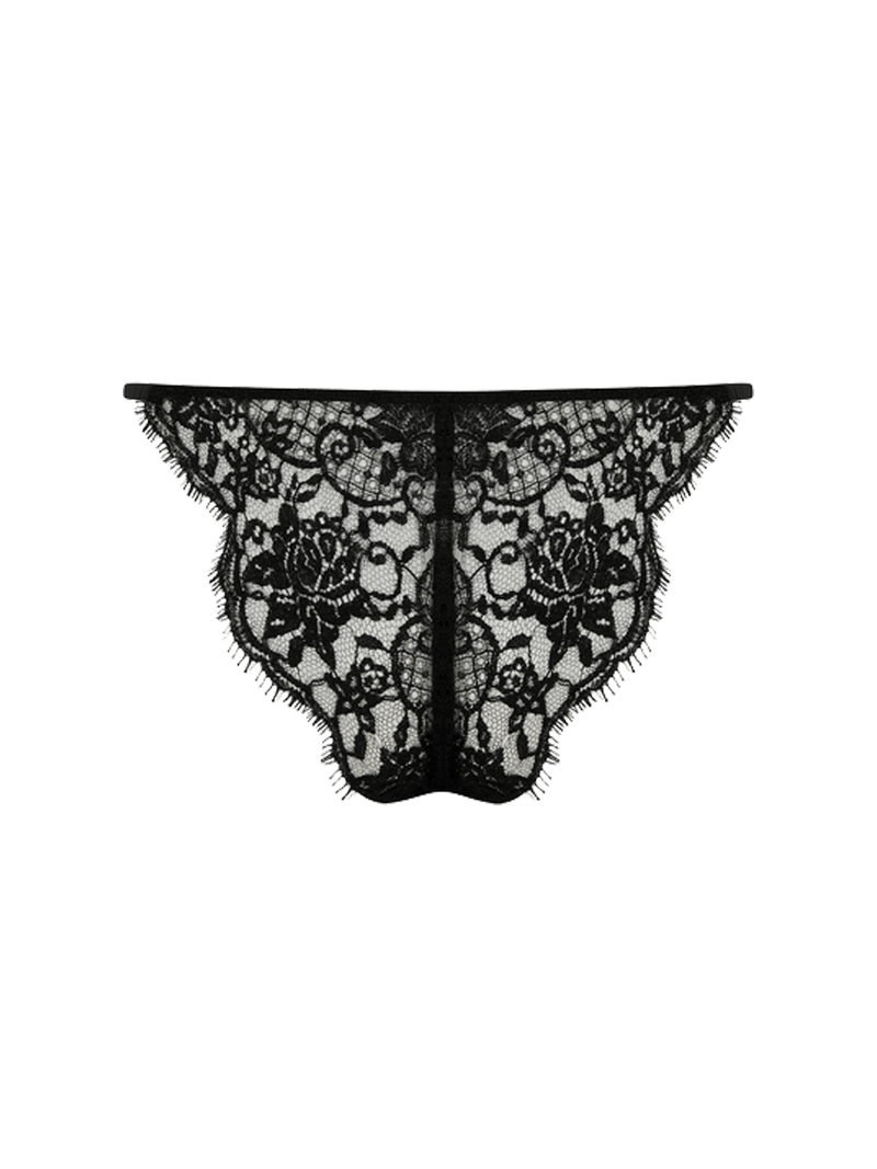 Hera Black Lace Brazilian Knicker