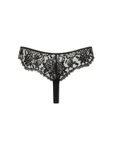 Hera Black Lace Skirted Thong