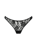 Hera Black Lace Skirted Thong