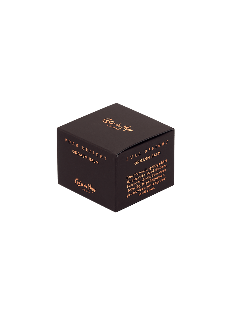 Coco de Mer  Pure Delight Orgasm Balm luxury velvet brown box