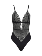 Athena Black Lace Bodysuit