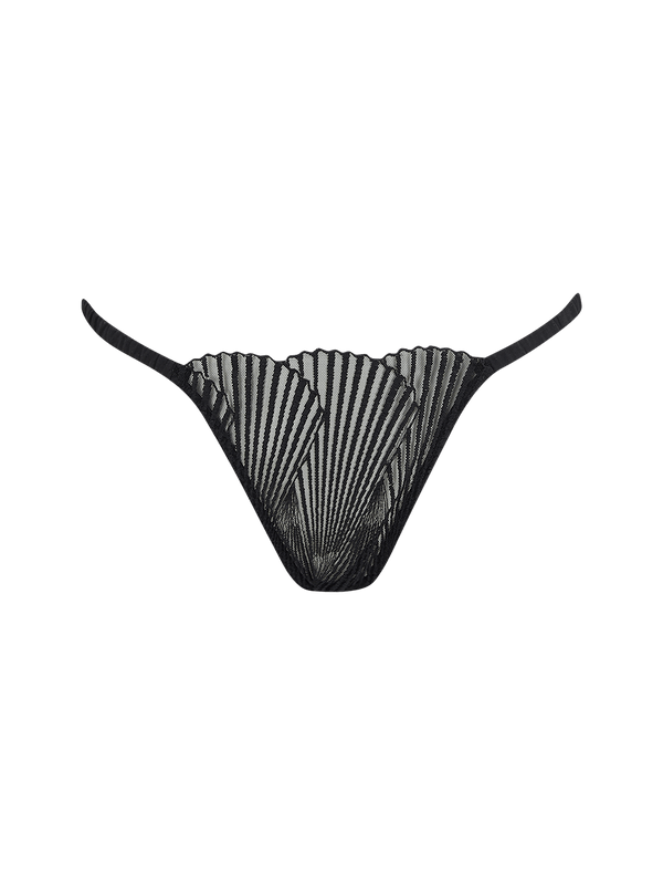 Athena Black Lace Brazilian Knicker