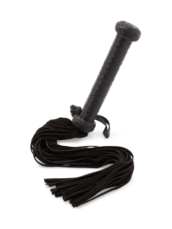 Coco de Mer Black Leather Flogger