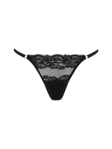 Seraphine Black Lace Brazilian Knicker