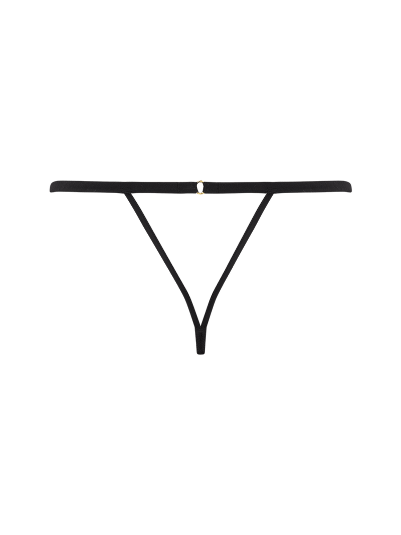 Seraphine Black Lace G String