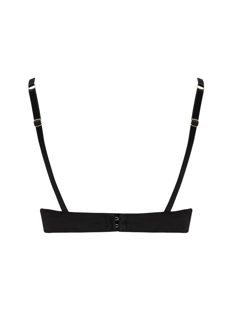 Seraphine Black Lace Plunge Bra