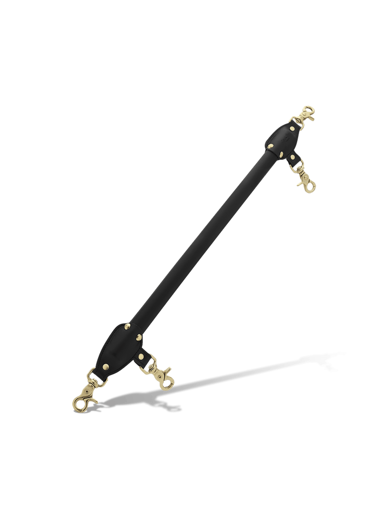 Coco de Mer Black Leather Spreader Bar